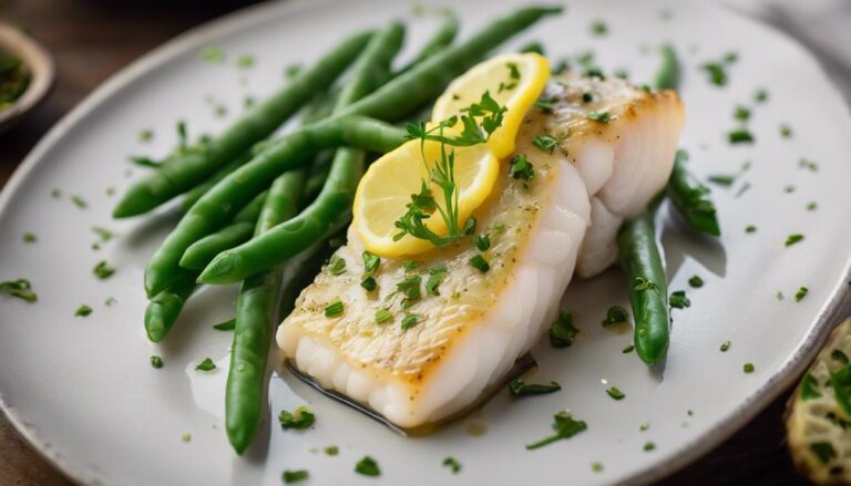 Sous Vide Lemon Herb Cod With Green Beans