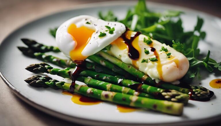 Sous Vide Asparagus and Poached Egg Salad