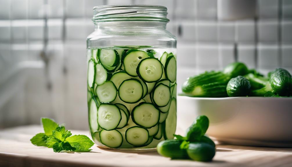 sous vide cucumber infusion