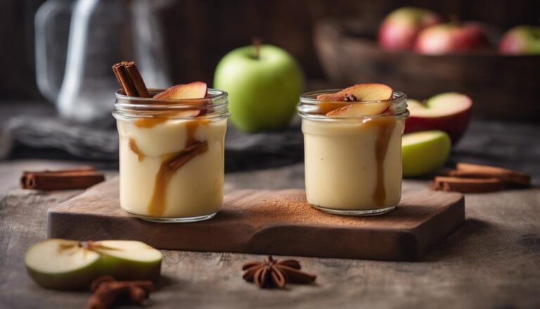 Sous Vide Apple Cinnamon Custard