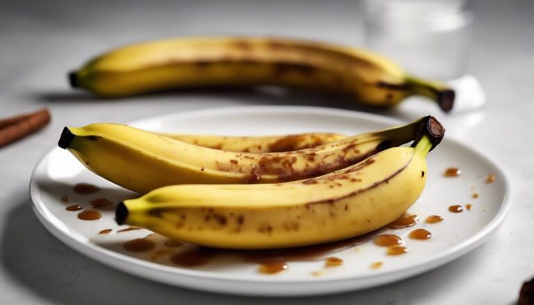 Dessert Sous Vide Caramelized Yellow Bananas