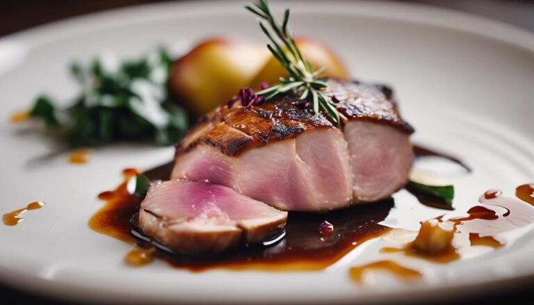 Roasted Duck Breast With Sous Vide Pears