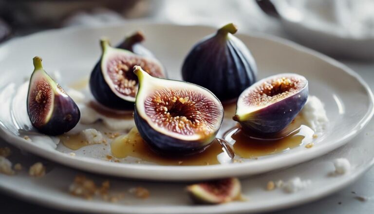 Dessert Sous Vide Poached Figs With Ricotta