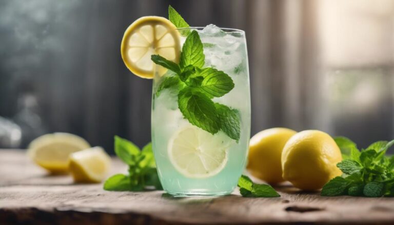 Sous Vide Infused Mint Lemonade