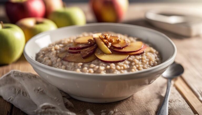 Breakfast Sous Vide Apple Cinnamon Steel-Cut Oats