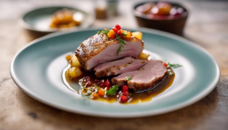 Sous Vide Pork Tenderloin With Apple Chutney