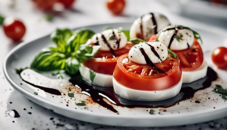 Lunch Sous Vide Tomato Basil Salad