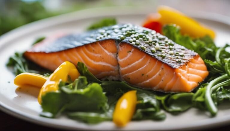 Dinner Sous Vide Seared Salmon With Yellow Peppers