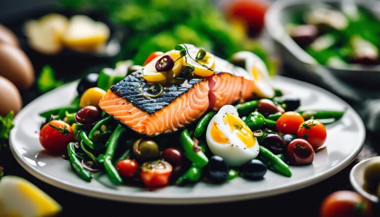 Lunch Sous Vide Salmon Nicoise Salad