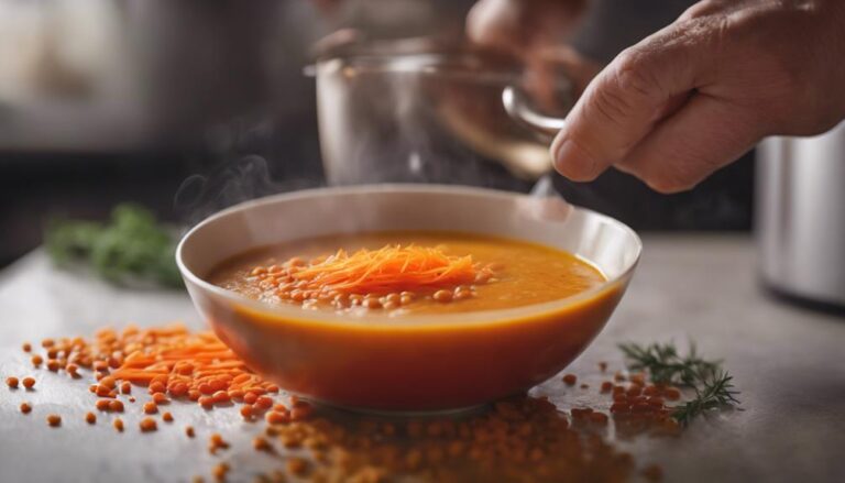 Soup Sous Vide Red Lentil and Carrot Soup