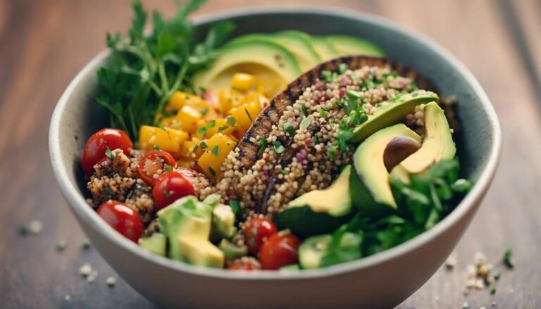 Lunch Sous Vide Quinoa and Grilled Vegetable Bowl