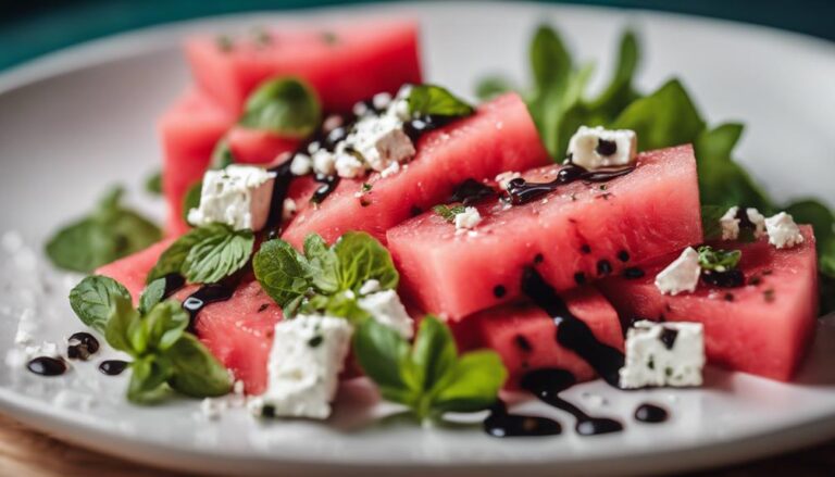 Sous Vide Watermelon and Feta Salad