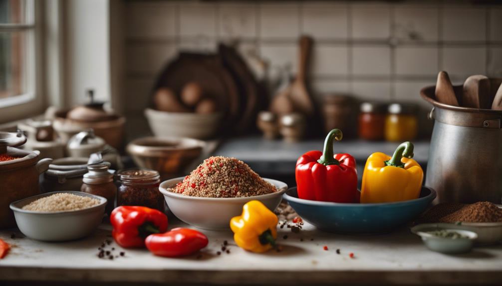 stuffed peppers recipe history