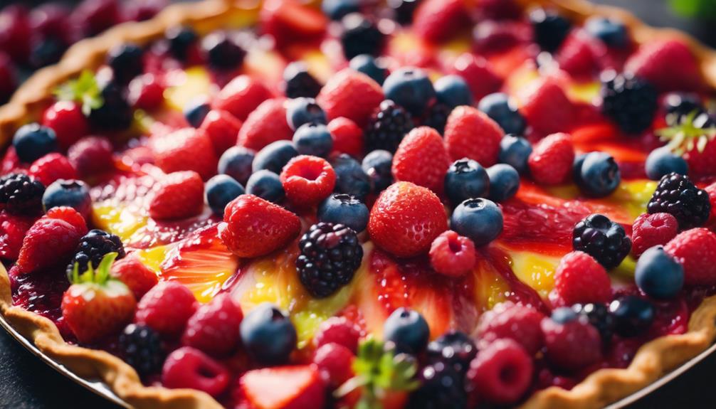 sweet and fruity desserts