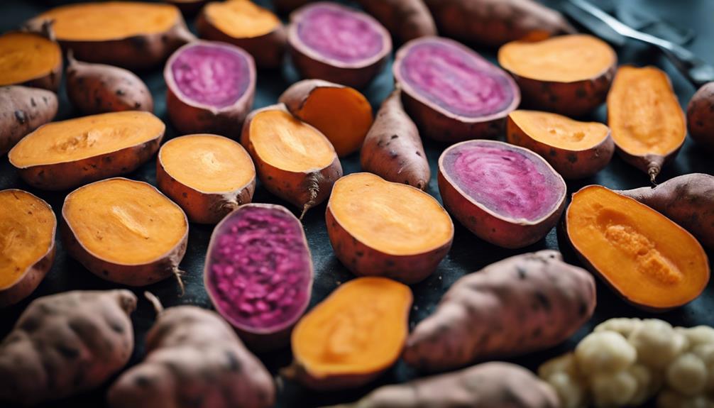 sweet diverse potato types