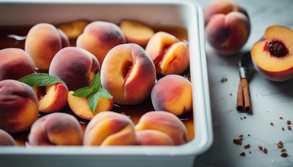 sweet summer peach treats