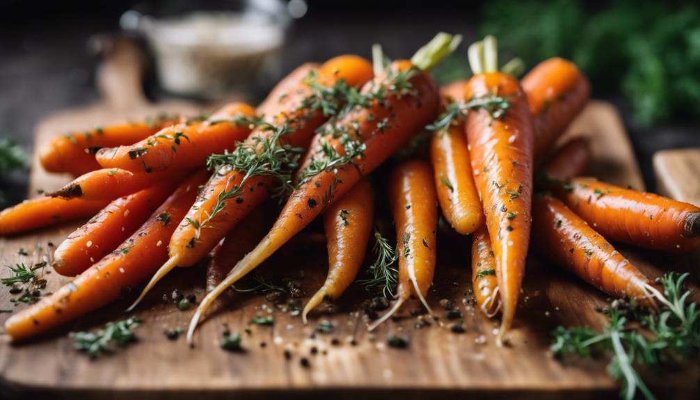 tender carrots infused flavors