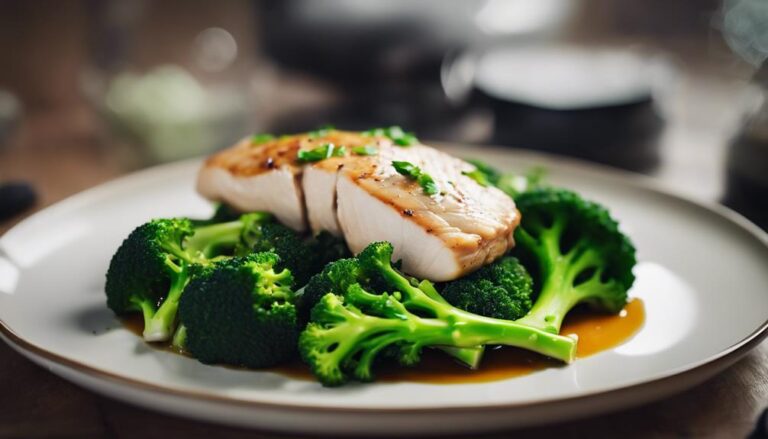 Sous Vide Chicken Breast With Steamed Broccoli