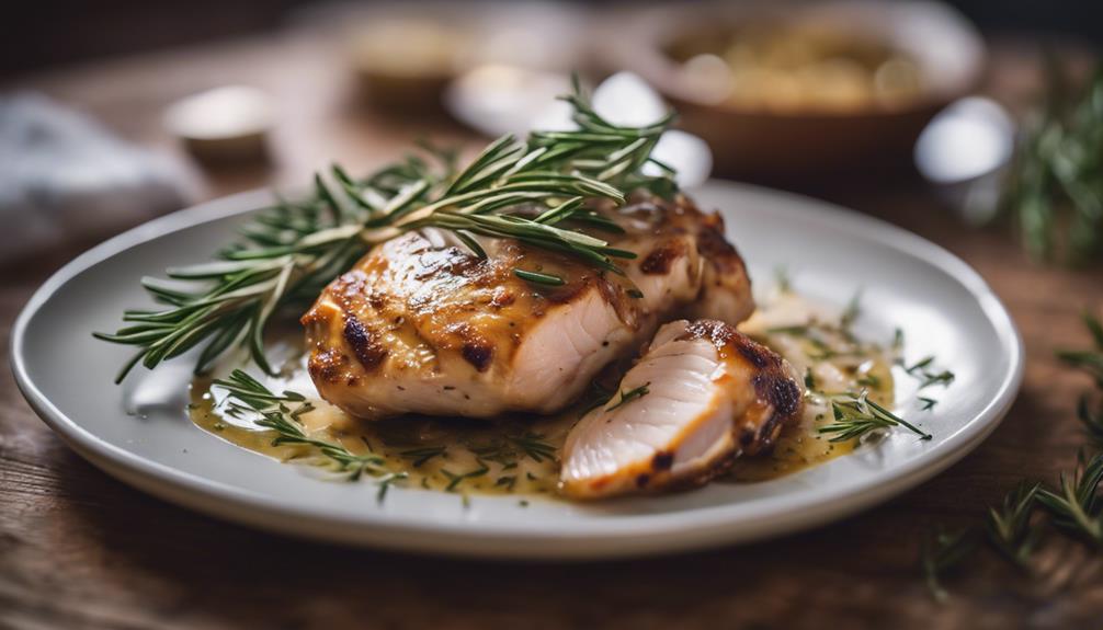 tender chicken with herbs