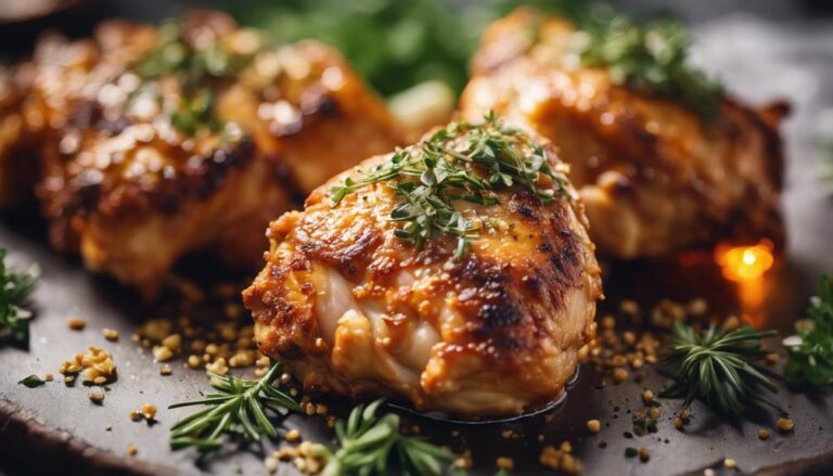 Sous Vide Crispy Chicken Thighs With Garlic and Herbs