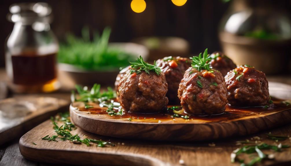 tender meatballs with flavor