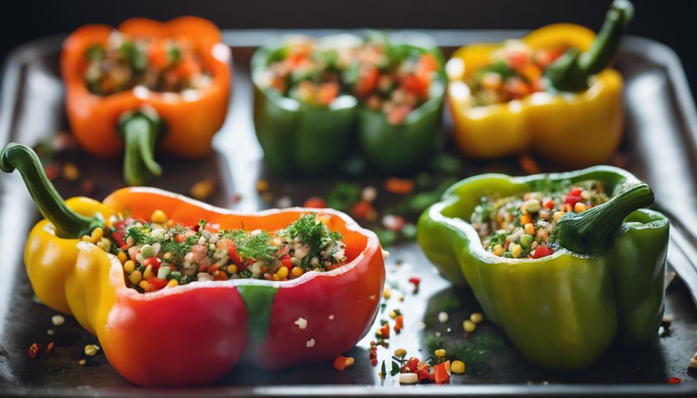 tender stuffed peppers recipe