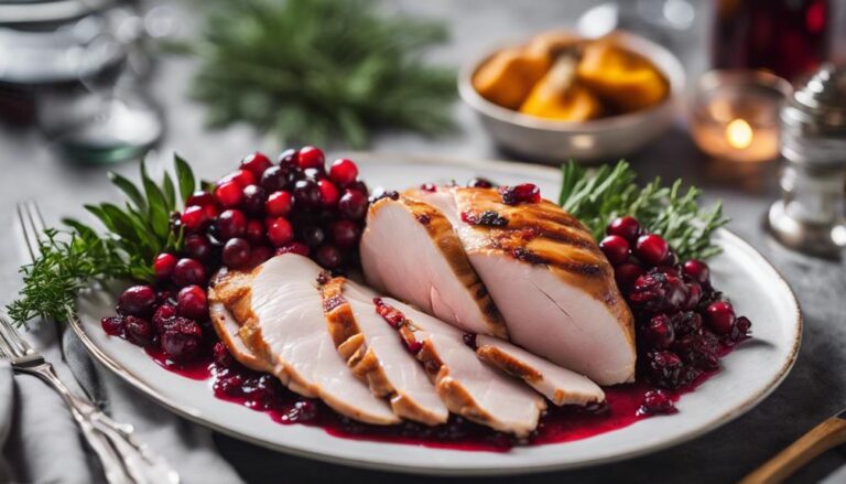 Sous Vide Turkey Breast With Cranberry Chutney