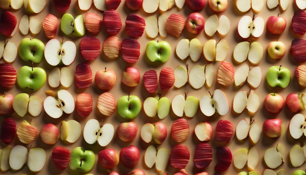 varieties of apple chips