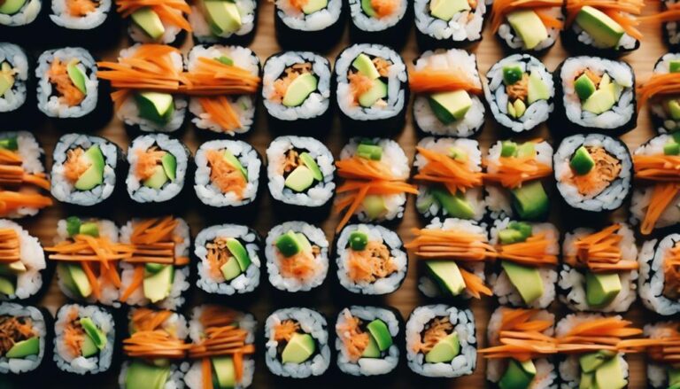 Balanced Bites: Vegan Sushi Rolls With Avocado and Carrot