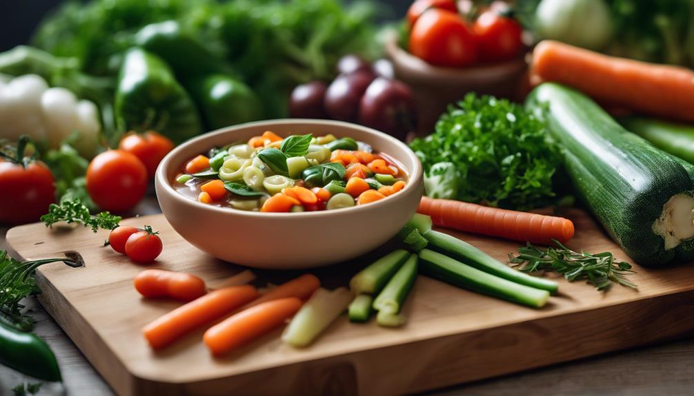 vegetable medley in minestrone