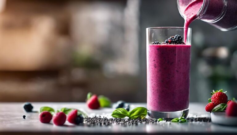 Drink Sous Vide Berry and Basil Smoothie