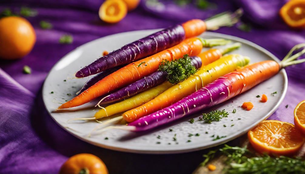 vibrant carrot dishes showcased