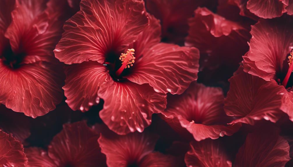 vibrant hibiscus blooms gracefully