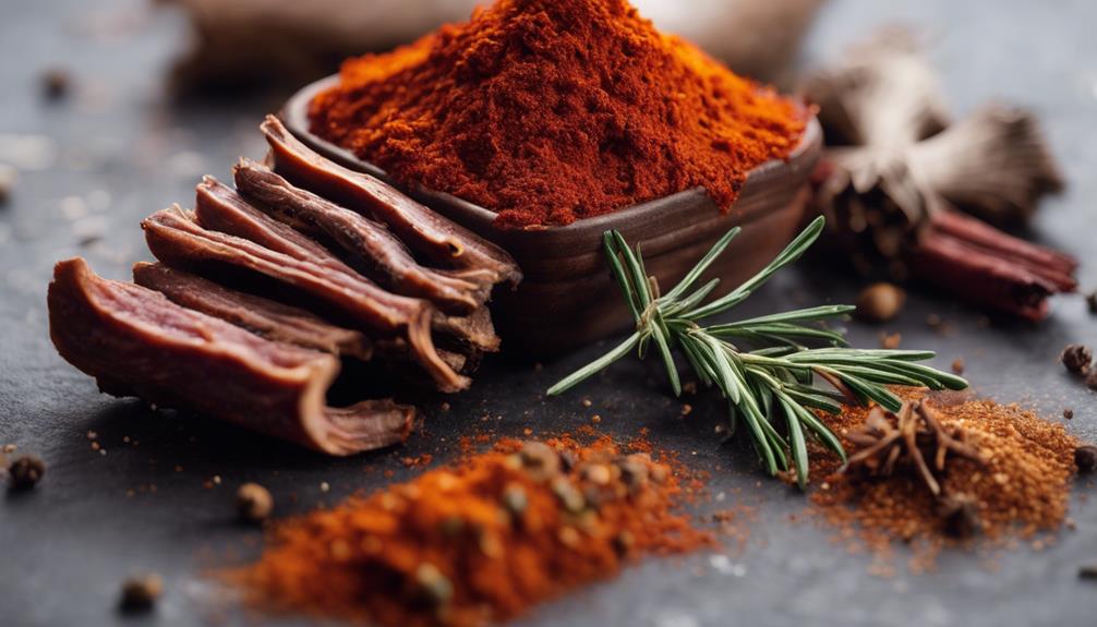 wild boar and spices