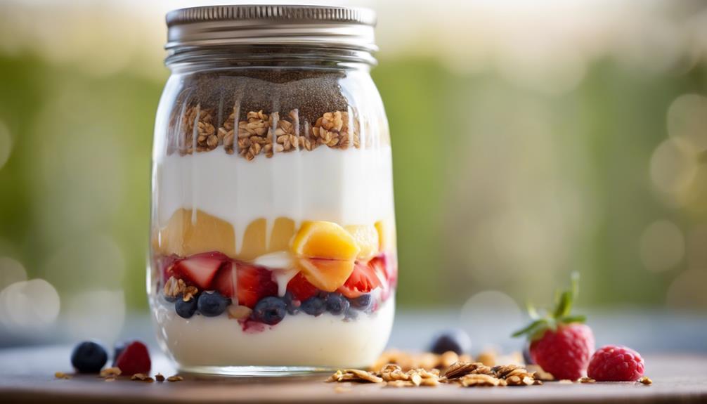 yogurt parfait with granola