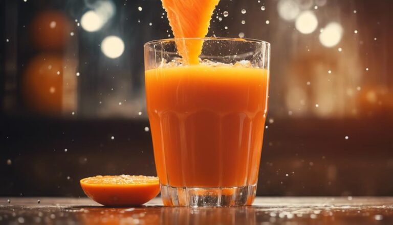 Fresh Orange and Carrot Juice