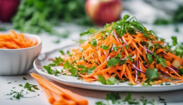 Salad Sous Vide Shredded Carrot and Apple Salad for the AIP Diet