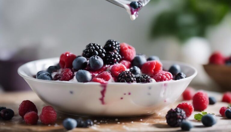 Dessert Sous Vide Berry Compote With Coconut Yogurt for the AIP Diet