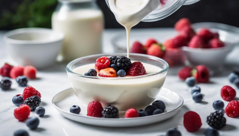 Snack Sous Vide Coconut Milk Panna Cotta With Berries for the AIP Diet