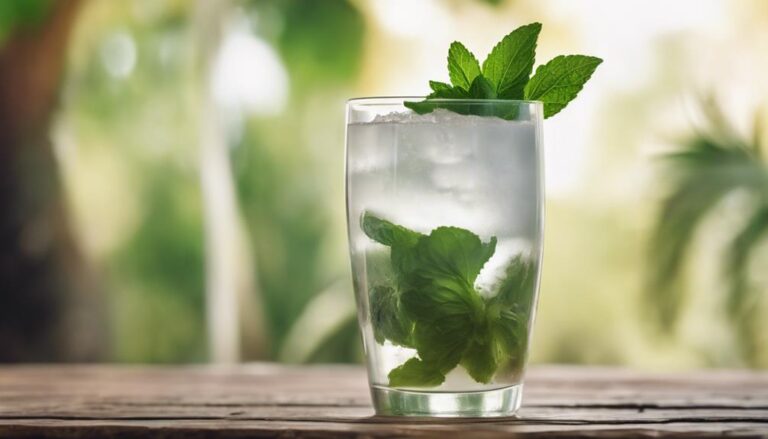 Drink Sous Vide Coconut Water With Fresh Mint for the AIP Diet