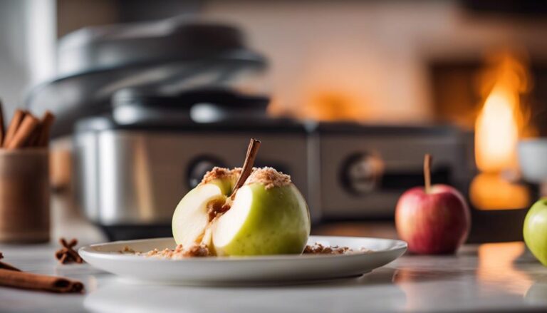 Dessert Sous Vide Baked Apples With Coconut Cream for the AIP Diet