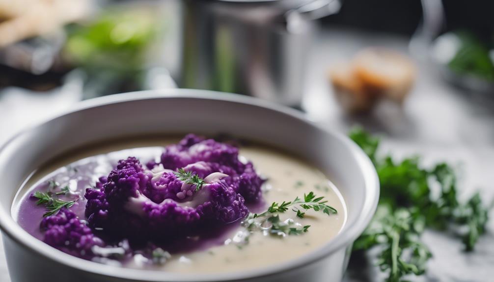 aip friendly mushroom cauliflower soup