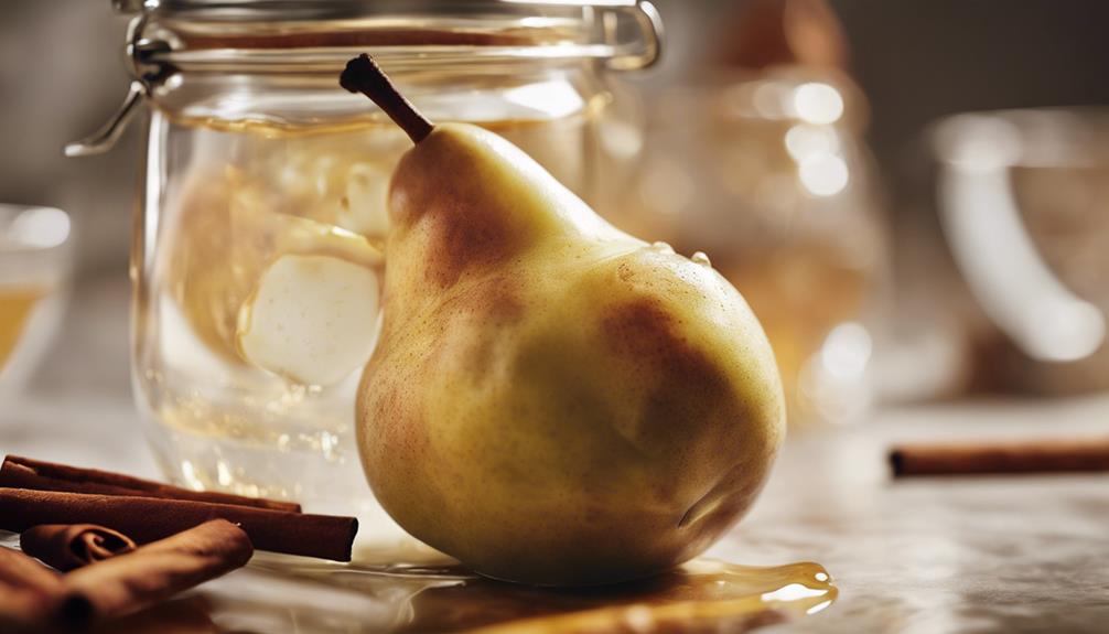 aip friendly poached pear dessert