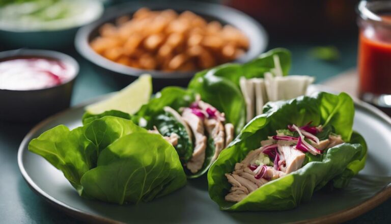 Lunch Sous Vide Turkey and Spinach Lettuce Wraps for the AIP Diet