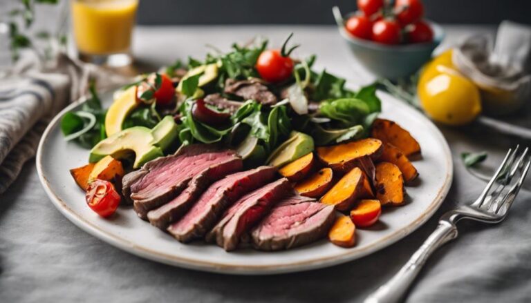 Lunch Sous Vide Beef and Sweet Potato Salad for the AIP Diet