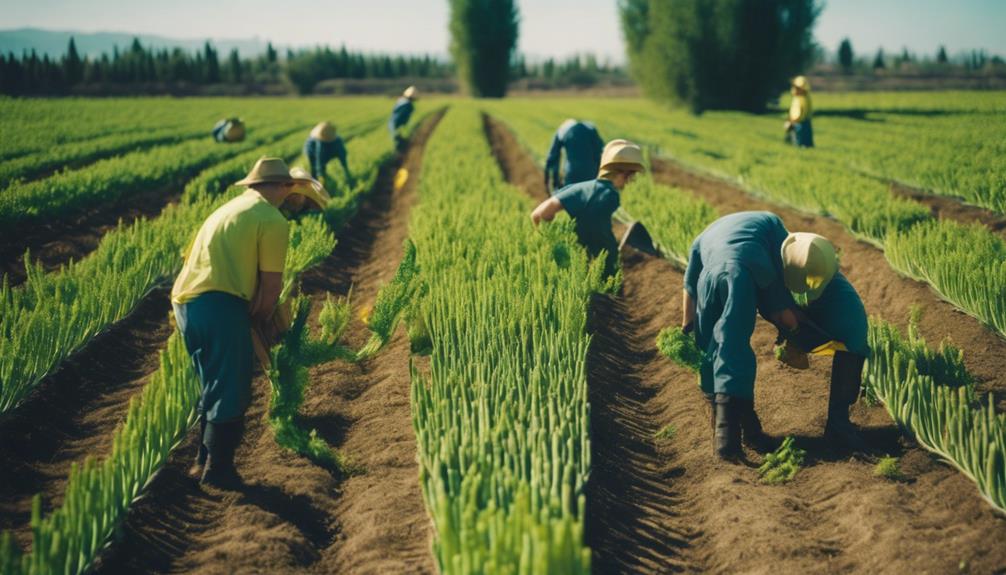 ancient roots of asparagus