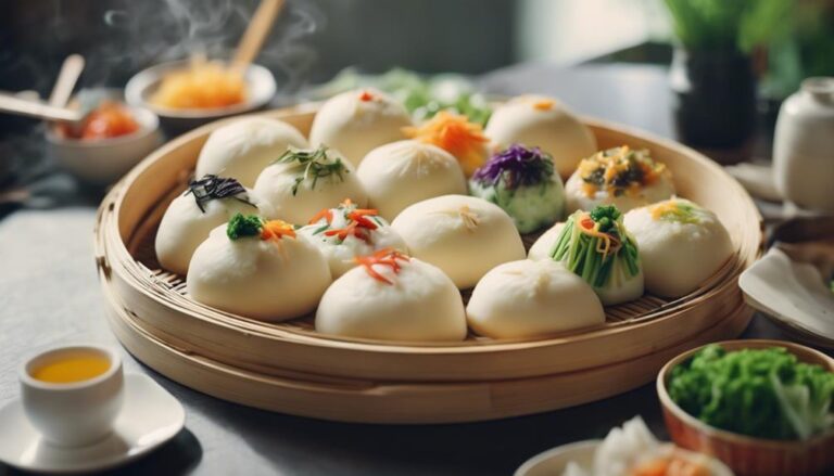 Sous Vide Steamed Buns With Veggie Fillings: a Perfect Asian Heritage Breakfast