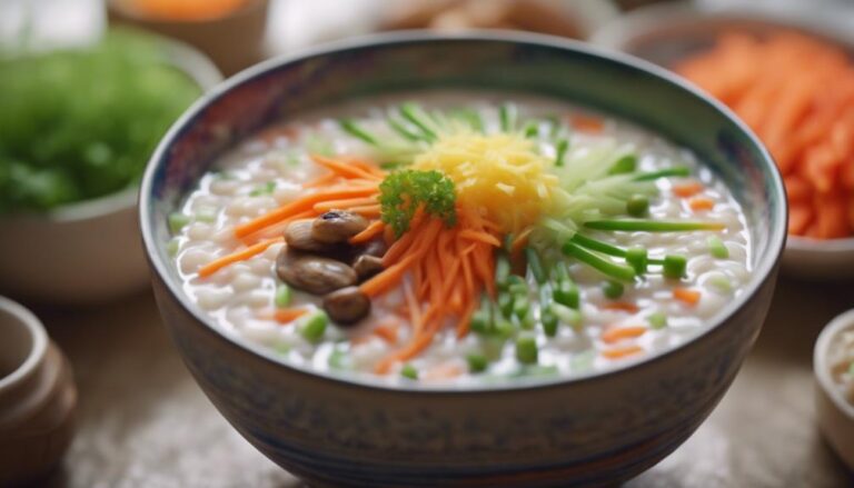 Sous Vide Asian Heritage Breakfast Congee With Vegetables