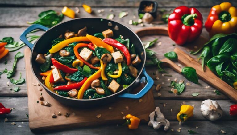 Sous Vide Spinach and Tofu Stir-Fry: A Simple Asian Heritage Lunch