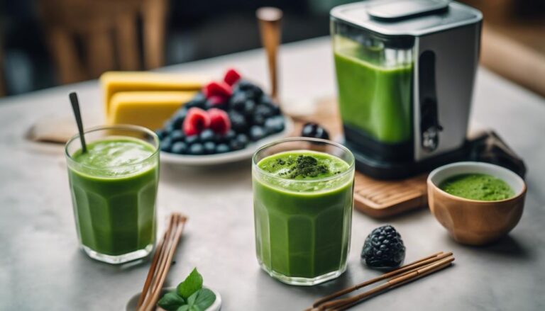 Sous Vide Asian Heritage Breakfast Smoothie With Matcha and Berries